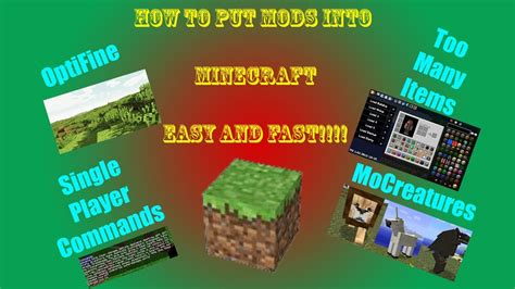 We did not find results for: HOW TO: Put Mods into Minecraft easily without opening the ...