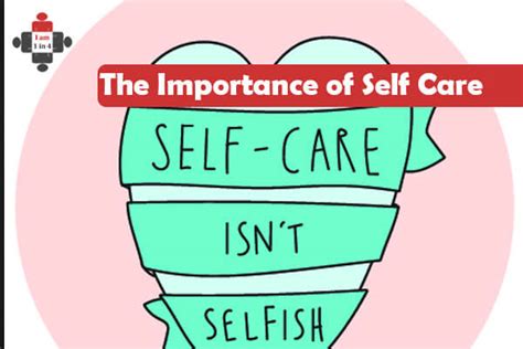 The Importance Of Self Care I Am 1 In 4
