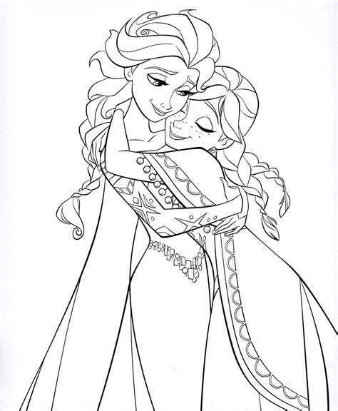 Desenho De Colorir Da Frozen
