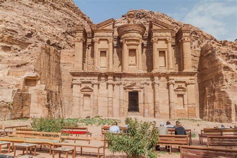 Petra Jordan March 23 2017 The Monastery Al Deir In The Ancient