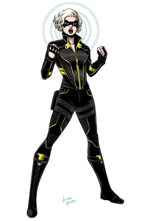 Arrowverse Earth 2 Black Canary By Lucianovecchio On Deviantart Black