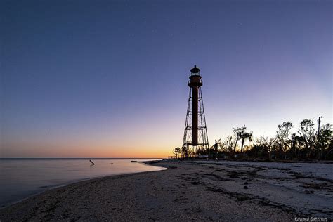 Lonely Lighthouse Photograph By Edward Saternus Fine Art America