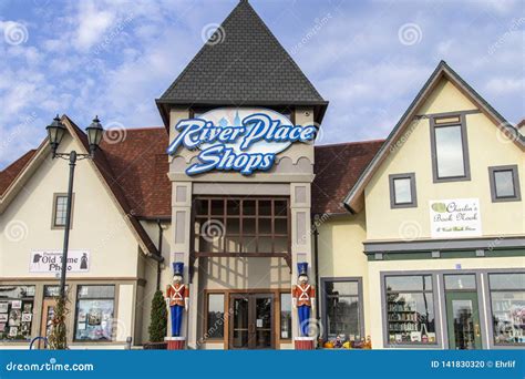 Frankenmuth Michigan River Place Shops Entrance Editorial Image Image