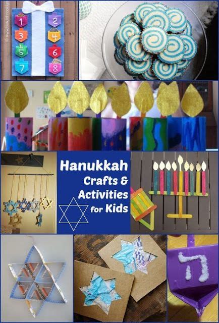 Hanukkah Crafts And Activities For Kids Jewish Holidays Pinterest