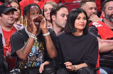 Date Night Kylie And Travis Sit Courtside At Houston Game