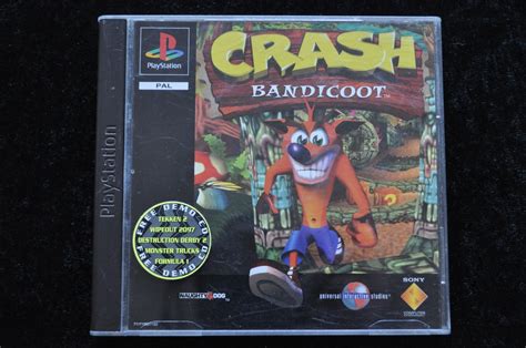Crash Bandicoot With Demo Disc Playstation 1 Ps1