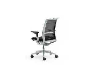 A headrest option is available for any steelcase think chair with a black frame and base. Think Ergonomic & Adjustable Office Chair - Steelcase