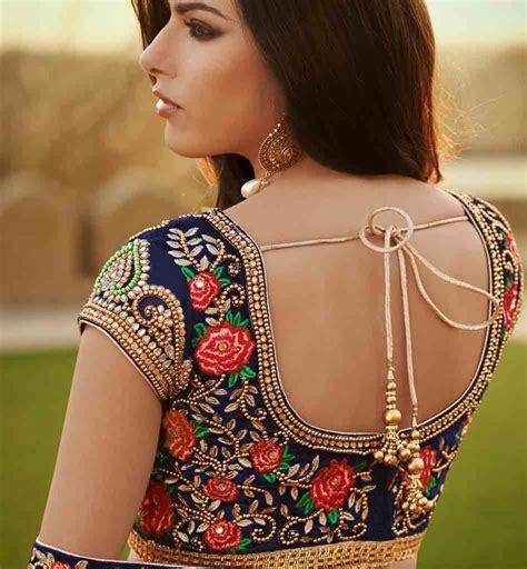 7 Designer Blouse Back Neck Patterns That You Need In Your Bridal Look