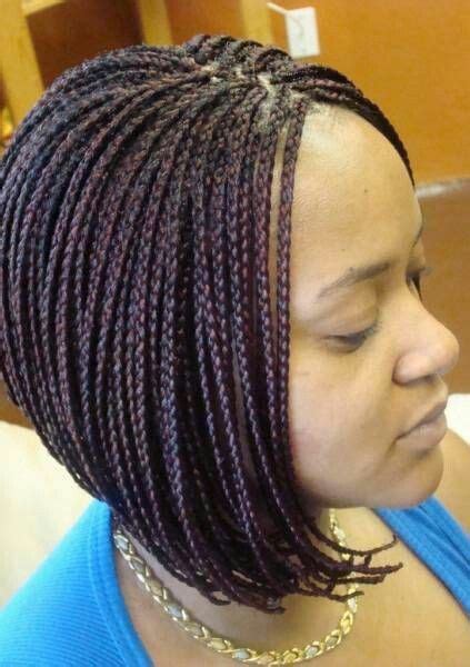 Updating Appearance With The Micro Braids Bob Braids Hairstyles Braids Bob Style Micro