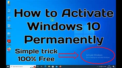 How To Activate Windows 10 Permanently For Free Without Any Software New