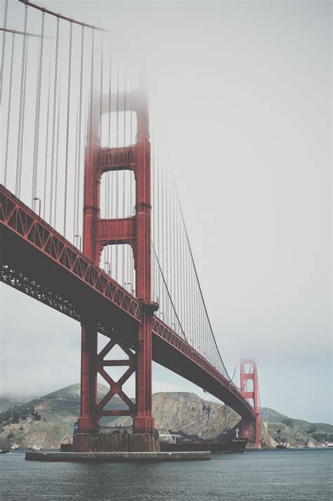 Wallpaper Id 227948 Golden Gate Bridge Disappears Into The Clouds By