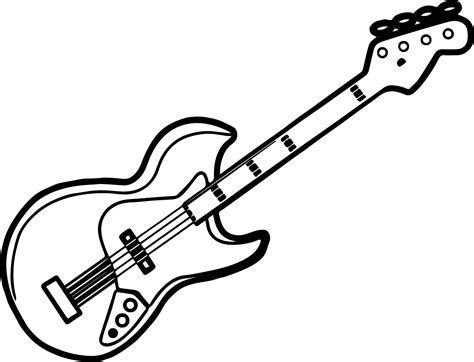 Guitar Coloring Page Coloring Pages Coloring Pages To Print Guitar