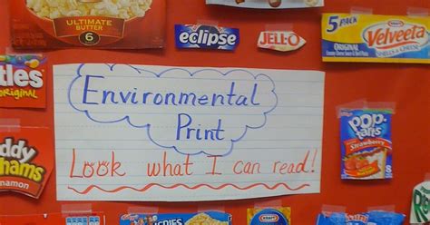 Love For Kindergarten Fun With Environmental Print
