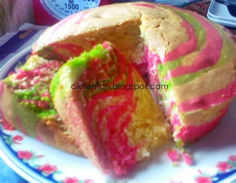 Kalau buat untuk minum petang, memang best. Resepi Kek Marble sedap dan gebu. | cik tiemah