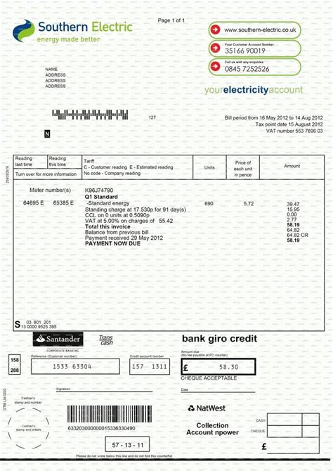 Taking care of your electric bill by someone will require an authorization letter with your signature and your valid ids. fake-utility-bill-template-download-business-plan-template-intended-for-fake-utility-bill ...