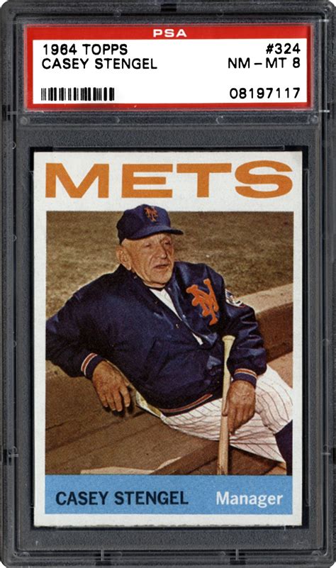 7:30 am to 6;00 pm. 1964 Topps Casey Stengel | PSA CardFacts™