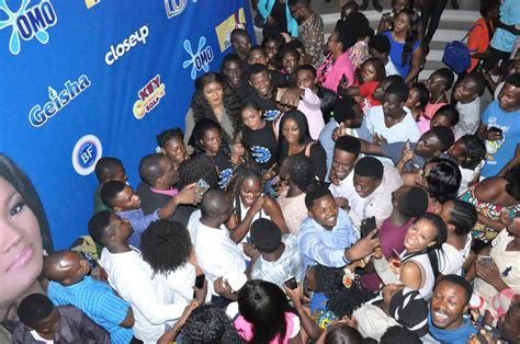 Anticipated Crowd Goes Wild As Omotola Speaks At The Business School University Of Ghana
