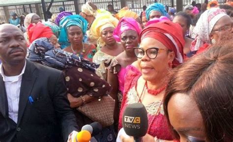 Nigerian Women Protest In Support Of Patience Jonathan