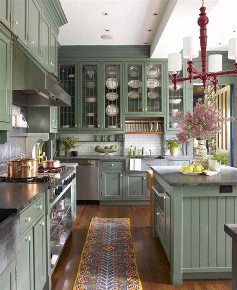 Good Colours For Kitchen Walls Lovely 31 Green Kitchen Design Ideas