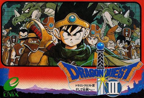 Dragon Quest Iii Promo Art Dragon Quest Green Dragon Hero Video Game Enix Hd Wallpaper