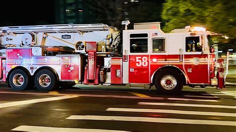 Fdny Engine 45 Fdny Tower Ladder 58 And Fdny Battalion 18 Chief