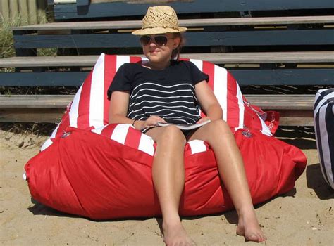 Thread riding hood took a bean bag to an entirely new level. Outdoor Bean Bag Pillow Chair. Large and comfortable ...