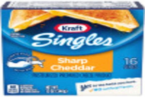 Kraft Singles Sharp Cheddar Slices 12 Oz Package 16 Slices Products