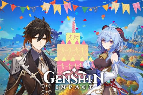 List Of All Upcoming Genshin Impact Character Birthdays In 2021