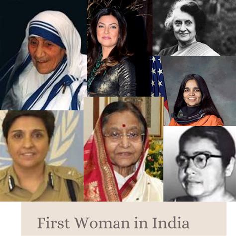 First Indian Woman List Of First Great Women In All Fields In India