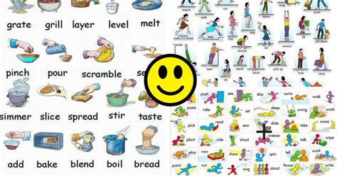 List Of Verbs Learn 600 Common Verbs In English With Esl Pictures 1