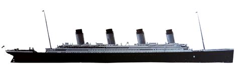 Titanic PNG transparent image download, size: 1600x487px