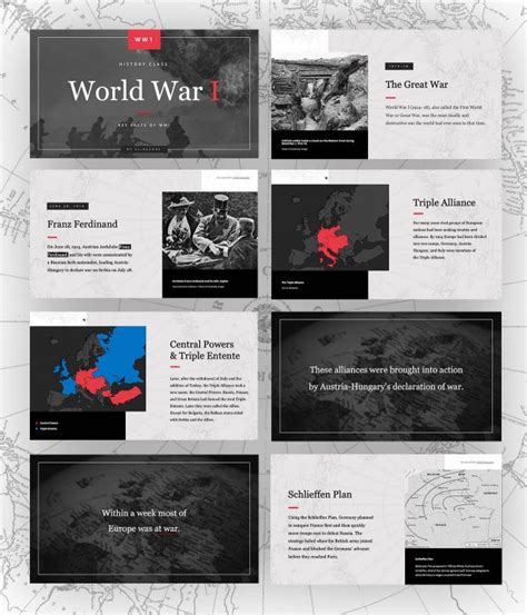 Ww1 • World War One Free Presentation Template
