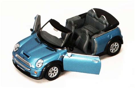 Buy Mini Cooper S Convertible Blue Kinsmart 5089d 128 Scale