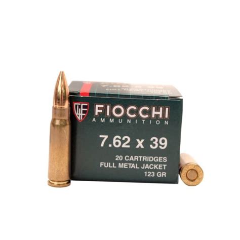 Fiocchi 762x39mm 124gr Fmj 20 762sova Best Ammunition In Usa