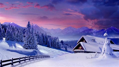 Beautiful Winter 1366 X 768 Hdtv Wallpaper