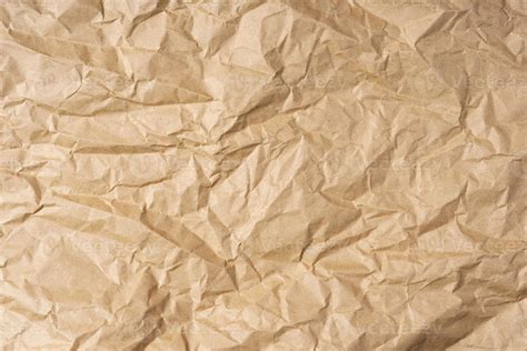 Crumpled Wrapping Paper Background Beige Rough Sloppy Creative Background Wrapping Paper