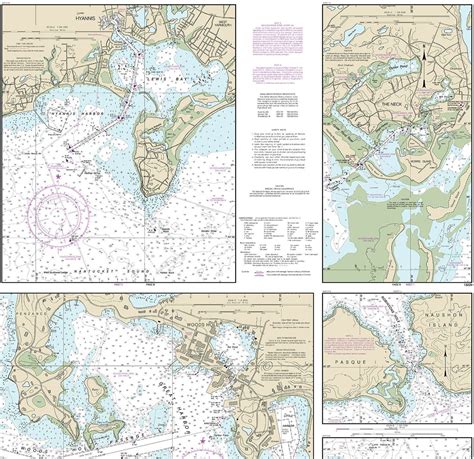 Nautical Charts Of South Coast Of Cape Cod And Buzzards Bay 13229