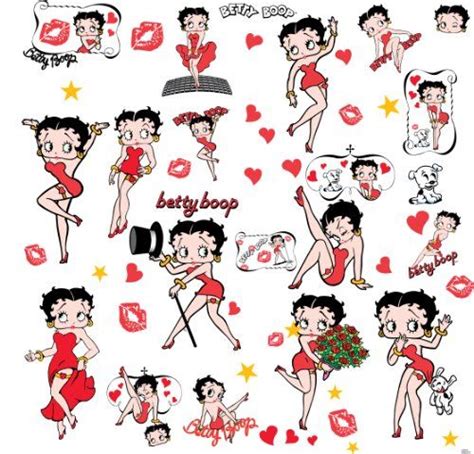 Roommates Rmk1399scs Betty Boop Peel Stick Wall Decals Betty Boop Art