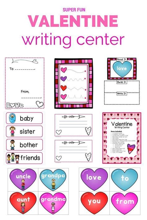 Valentines Day Writing Center Valentines Writing Writing Center