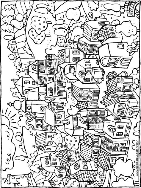a small village - kiddicolour