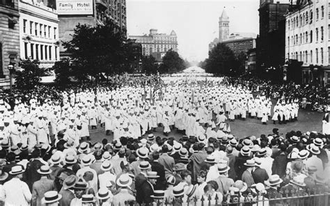 the day 30 000 white supremacists in kkk robes marched in the nation s capital the washington post