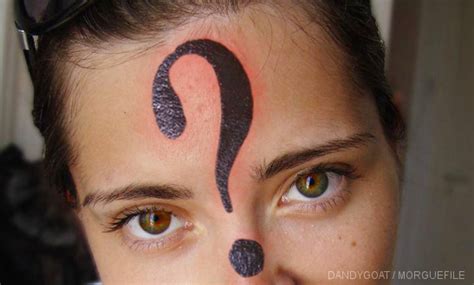 Have You Seen Anyone With A Huge Question Mark Tattoo On Their Face