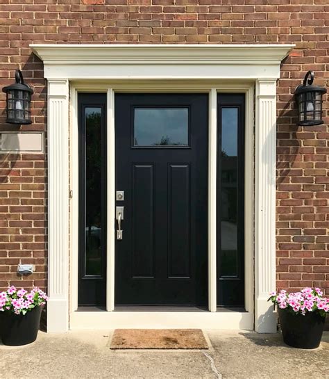 Sidelights, on the other hand, are. Before & After: New Craftsman-Style Door Refreshes Ohio ...