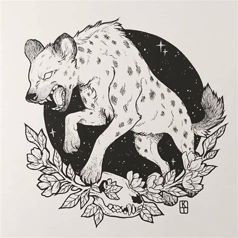 Krisu On Instagram Bad Dreams I Really Wanted To Draw A Hyena So I