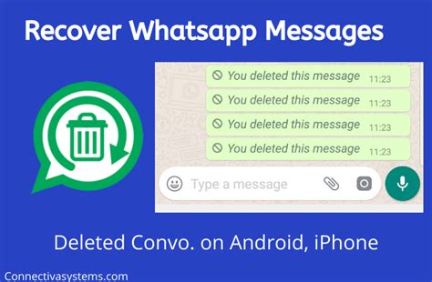 How To Recover Deleted Whatsapp Chat Messages On Android And Iphone