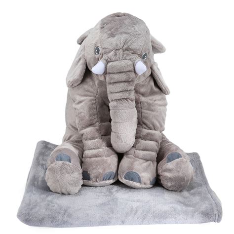 Baby Infant Plush Elephant Doll Soft Appease Elephant Playmate Calm