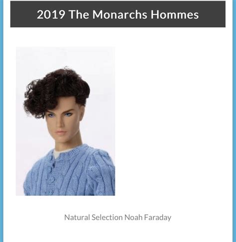 Monarch Homme W Club Noah Faraday Fashion Royalty Integrity Toys