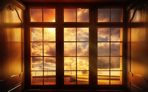 19 years old james is an amateur swordsman. World outside the window, clouds, dusk wallpaper ...