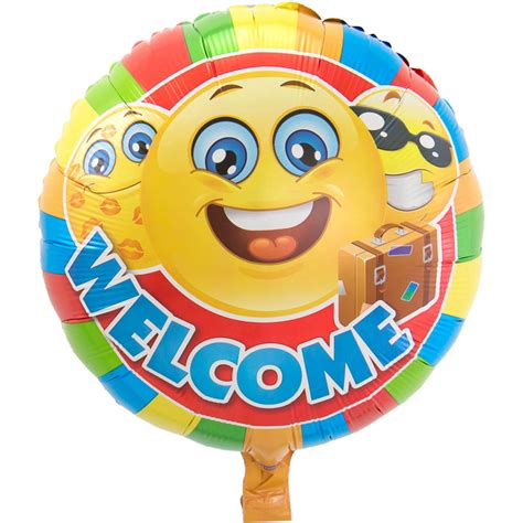 Welcome Home Emoji Balloon 45 Cm