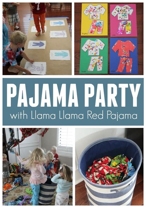 Pajama Name Matching Activity For Kids Pajama Party Kids Pajama